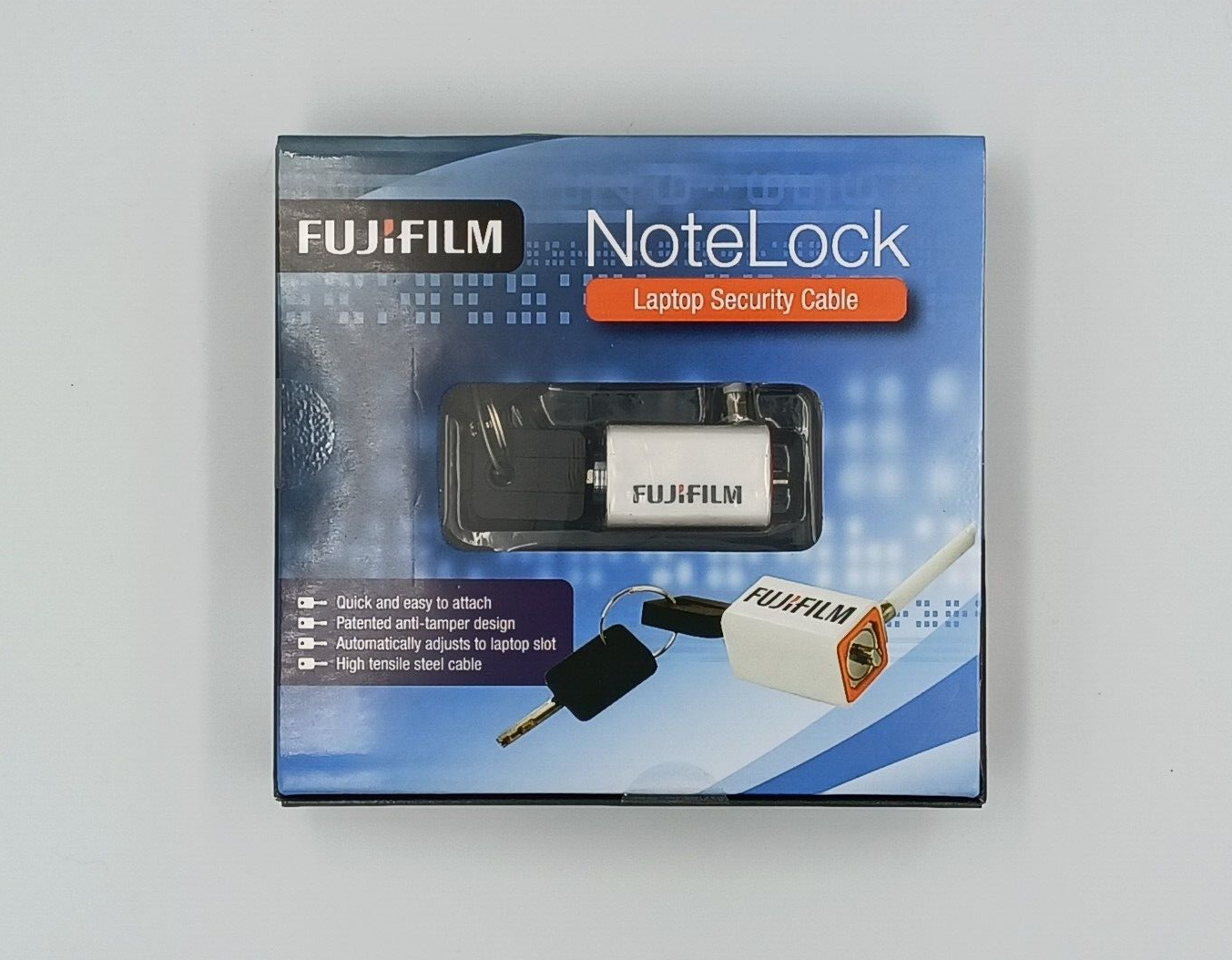 NOTE LOCK LAPTOP COMPUTER LOCK 1.8m CABLE FUJI FILM LAPTOP ANTI THEFT LOCK
