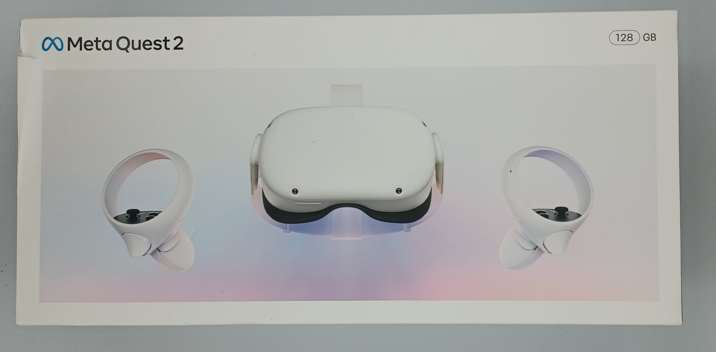 Meta Quest 2 VR Headset with Controllers - 128GB - New - OpenBox