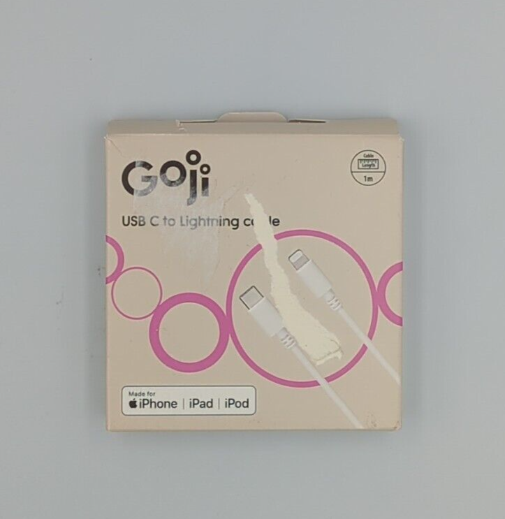 Goji Cable GOJI G1LNCWH20 USB Type-C to Cable - 1M - DAMAGED BOX – ecoITshop